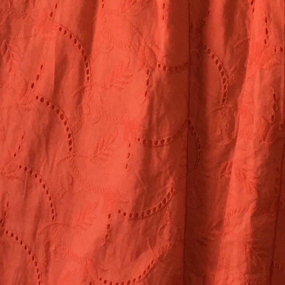 🌻 Ralph Lauren Skirt Top Orange Medium M - Picture 2 of 4